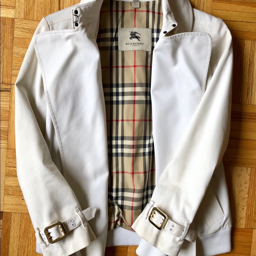 Burberry white bomber jacket - Picture 5 of 8